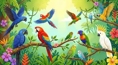 തത്തകളെ ഇഷ്ടമില്ലാത്തവർ ഉണ്ടോ? സുന്ദരന്മാരായ തത്തകളെക്കുറിച്ച് അറിയാം.