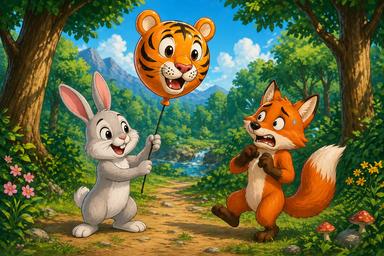 സൂത്രക്കാരനായ മീലു മുയൽ, ചിങ്കൻ കുറുക്കനെ പേടിപ്പിച്ച കഥ വായിച്ചാലോ