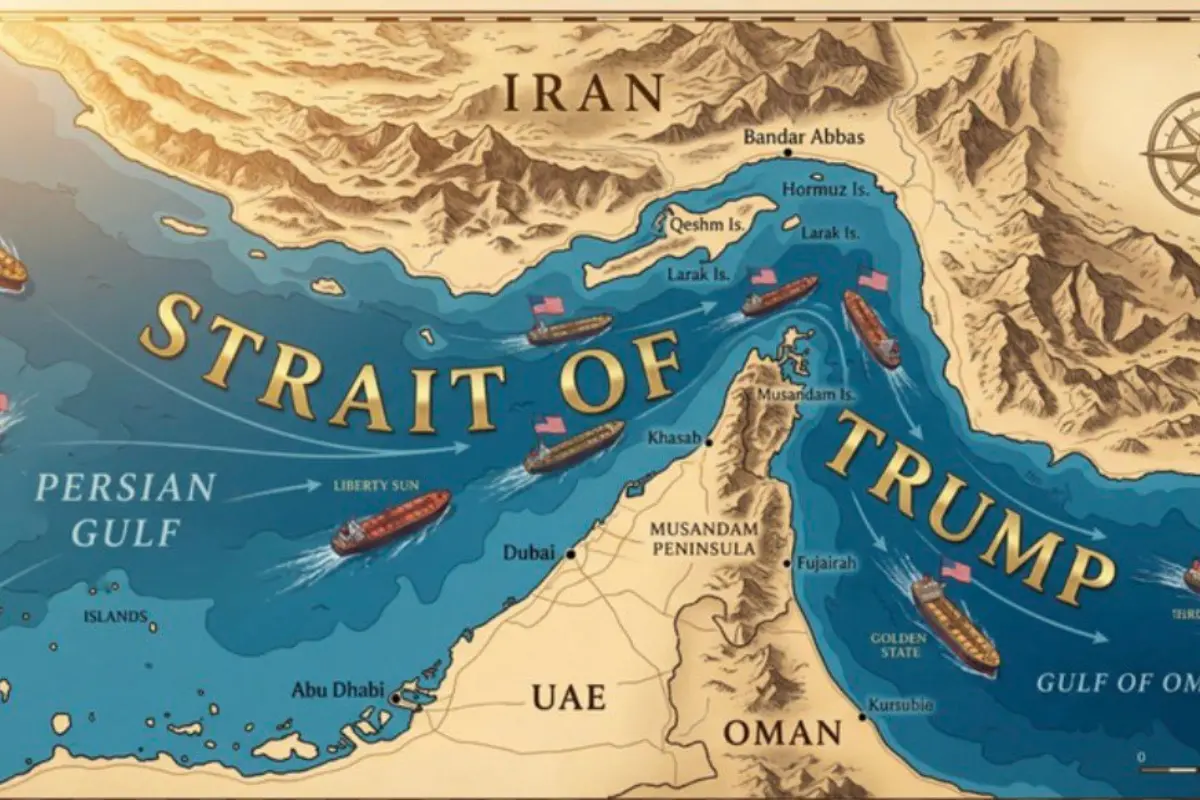 The image shared by US President Donald Trump on his Truth Social platform