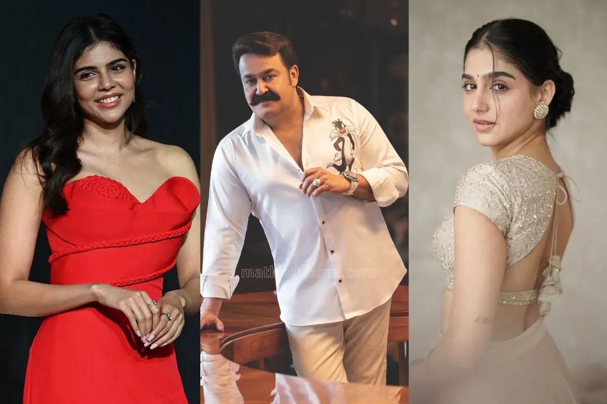 Kalyani Priyadarshan, Mohanlal, Anaswara Rajan | Photo: AFP, Instagram