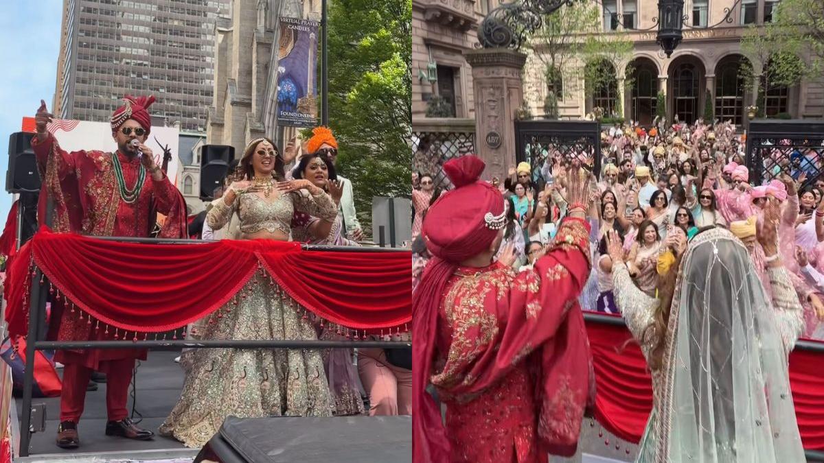 Indian couple’s lavish baraat halts New York traffic; Internet calls it 'uncivilized behavior'