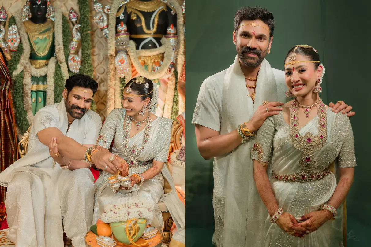 ബെല്ലംകൊണ്ട സായ് ശ്രീനിവാസും കാവ്യാ റെഡ്ഡിയും വിവാഹിതരായപ്പോള്