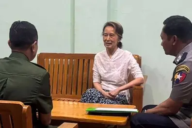 Myanmar ex-leader Aung San Suu Kyi moved from prison to house arrest