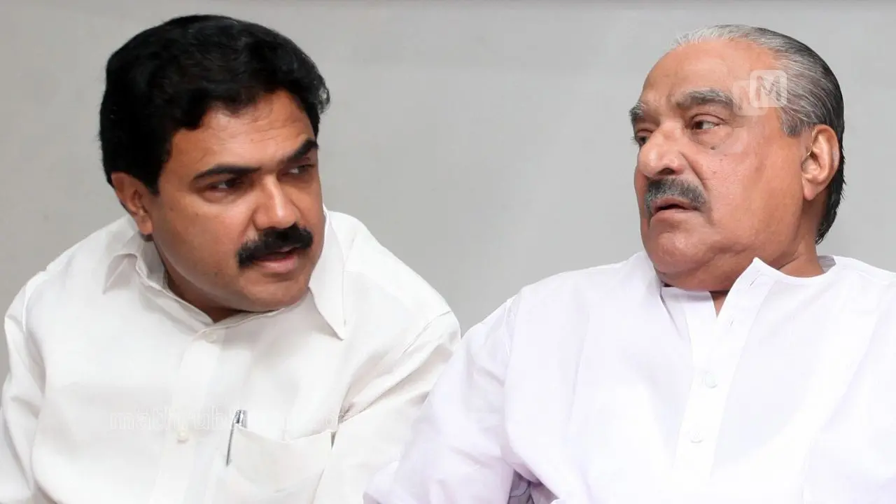 കെ.എം. മാണിക്കൊപ്പം ജോസ് കെ. മാണി | ചിത്രം: ബിജു സി., മാതൃഭൂമി