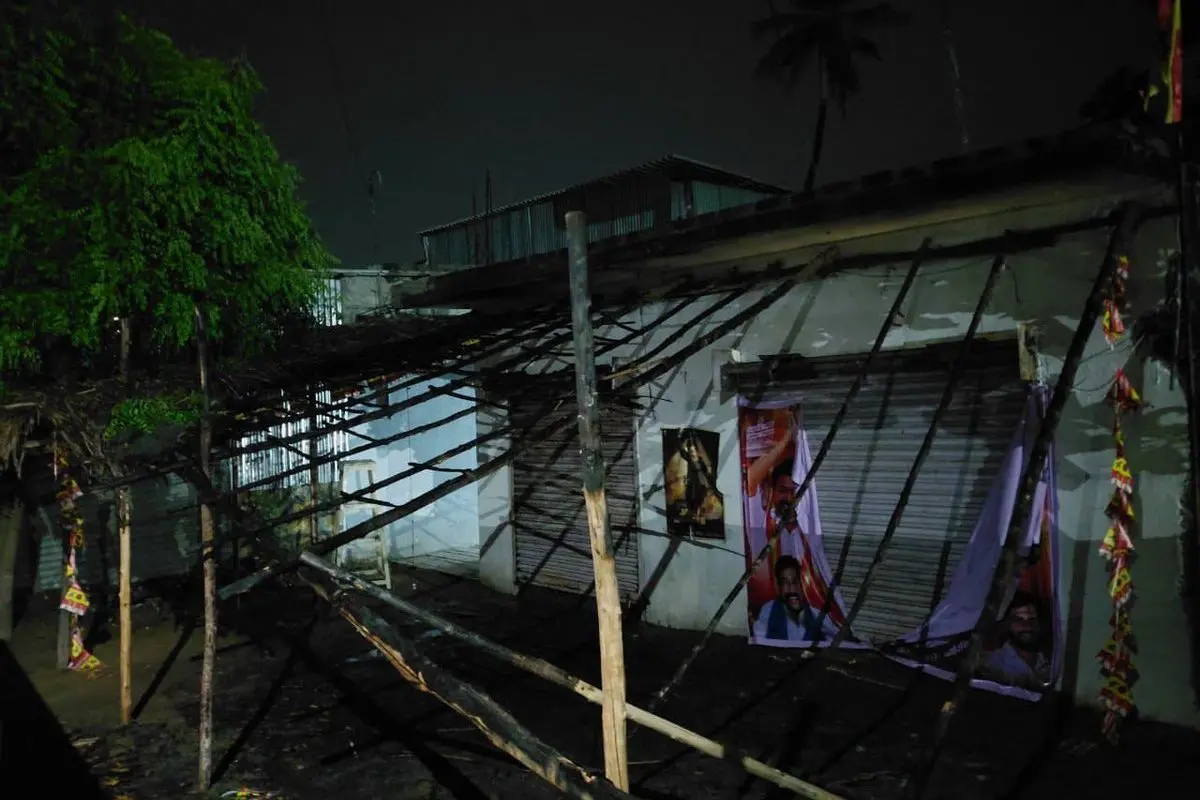 TVK office torched