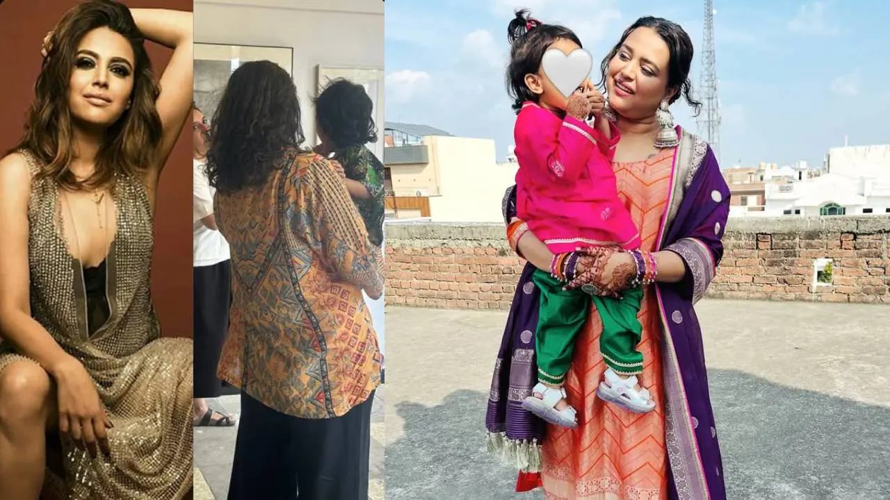 സ്വര ഇൻസ്റ്റഗ്രാം പോസ്റ്റിൽ പങ്കുവെച്ച ചിത്രം, സ്വര മകൾക്കൊപ്പം| ഫോട്ടോ:Instagram/@reallyswara
