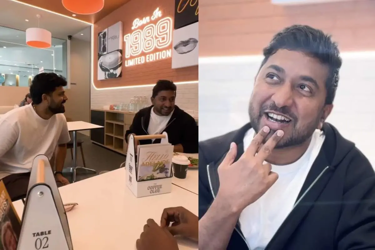 വിനീത് ശ്രീനിവാസന് നന്ദഗോവിന്ദം ഭജന്സ് ടീമിനൊപ്പം | Photo: instagaram/nandagovindam