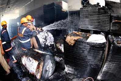 Major fire breaks out at Kozhikode printing press; massive losses reported