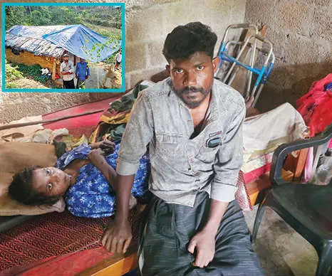 സുനിലും കിടപ്പുരോഗിയായ ഭാര്യയും. ഇൻസൈറ്റിൽ വീട്.