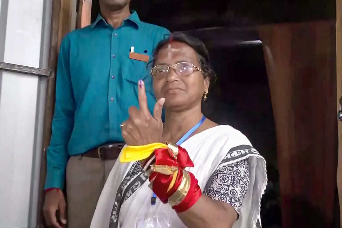 BJP candidate from Panihati Assembly constituency Ratna Debnath | Photo: ANI