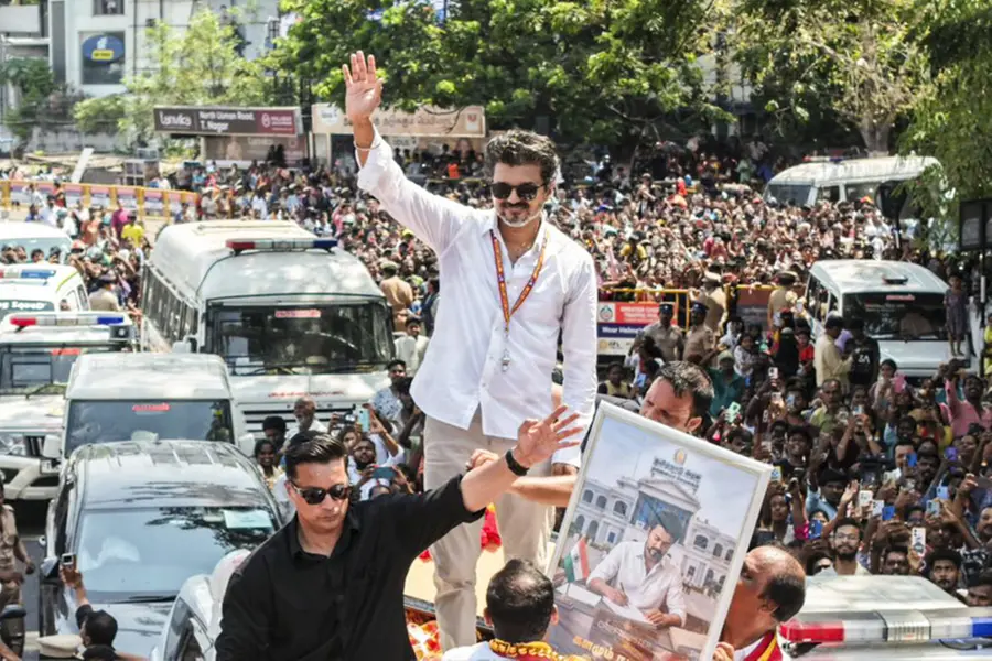 Vijay arrives; DMK worker says he will be the next CM of Tamil Nadu