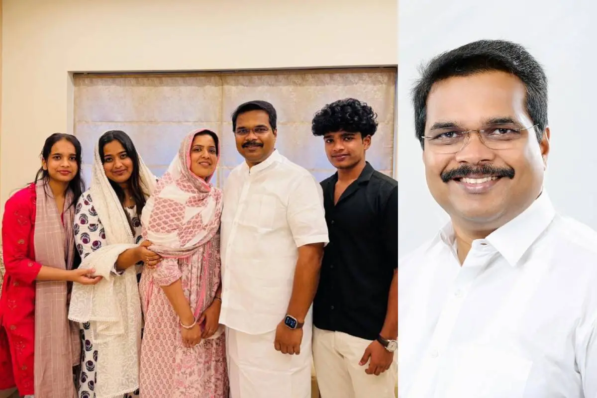 വി.ഇ. അബ്ദുൽ ഗഫൂർ കുടുംബത്തോടൊപ്പം, വി.ഇ. അബ്ദുൽ ഗഫൂർ