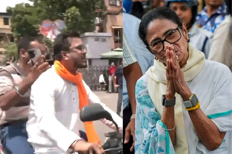 BJP supporters chant 'Jai Shree Ram', Mamata Banerjee