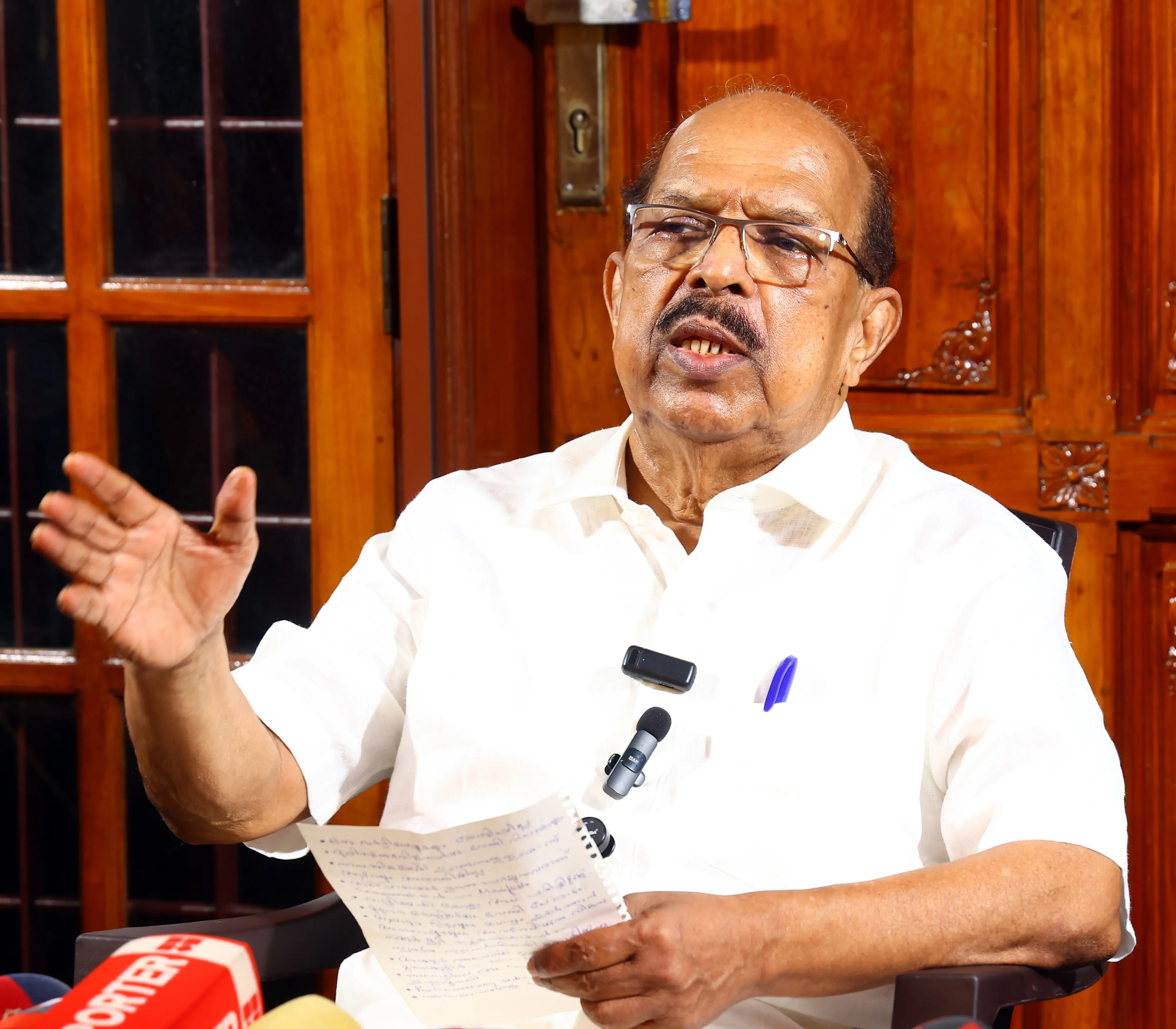 അമ്പലപ്പുഴയിൽ സ്വതന്ത്രനായി മത്സരിക്കുമെന്ന് പ്രഖ്യാപിക്കുന്ന ജി. സുധാകരൻ (ഫയൽ ചിത്രം)| ഫോട്ടോ: mathrubhumi