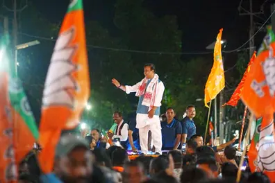 Assam Election 2026 vote share: BJP rises to 37.91%, Congress stable, AIUDF declines sharply