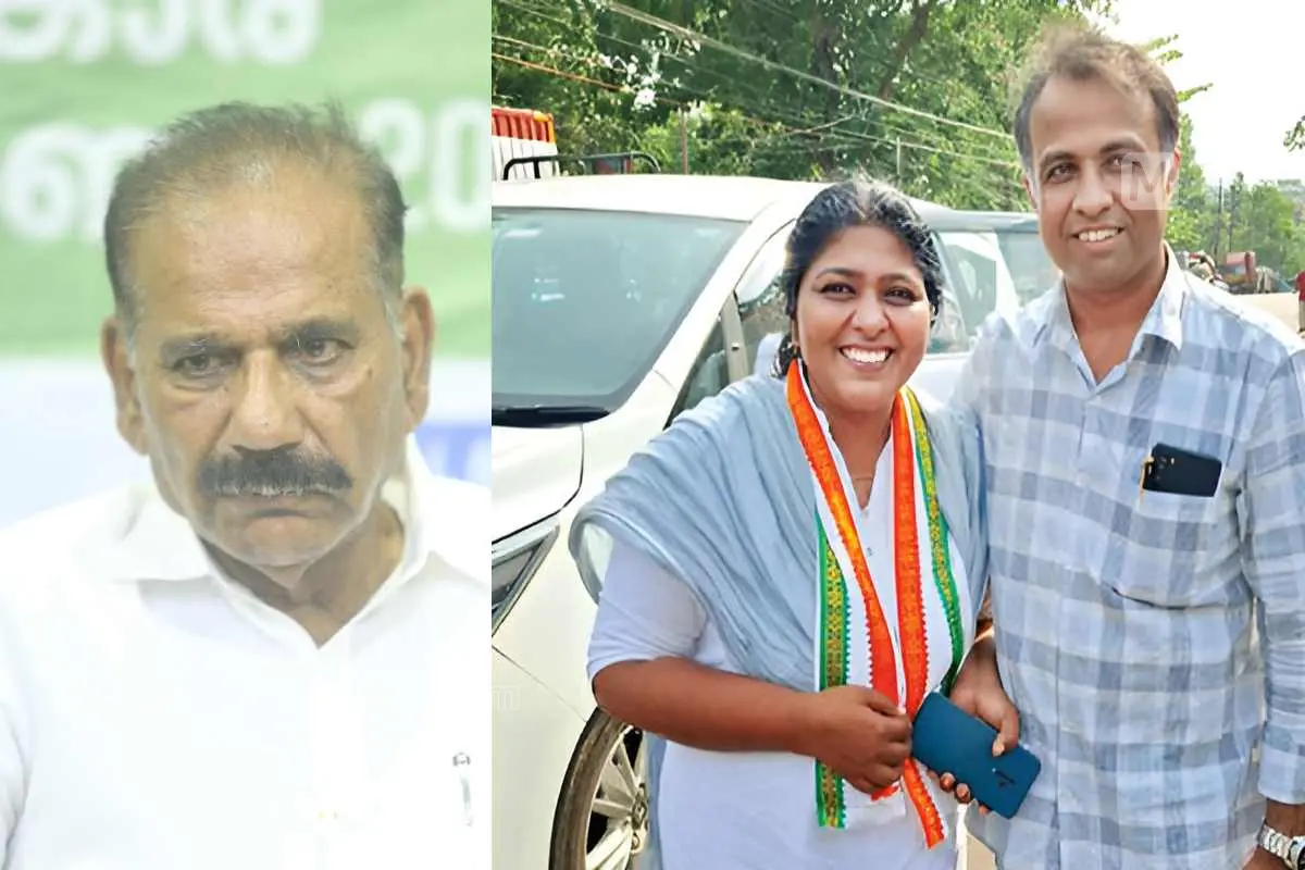 എ.കെ. ശശീന്ദ്രന്‍(ഇടത്ത്) വിദ്യാബാലകൃഷ്ണനും ഭര്‍ത്താവ് വി.പി ബവീഷും(വലത്ത്)