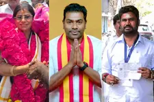 3 മണ്ഡലങ്ങൾ, 3 പാർട്ടികൾ, ഒരേ കുടുംബം; തമിഴ്നാട് നിയമസഭയിൽ സാന്റിയാഗോ മാർട്ടിന്റെ മൂന്ന് ‘അംഗങ്ങൾ’