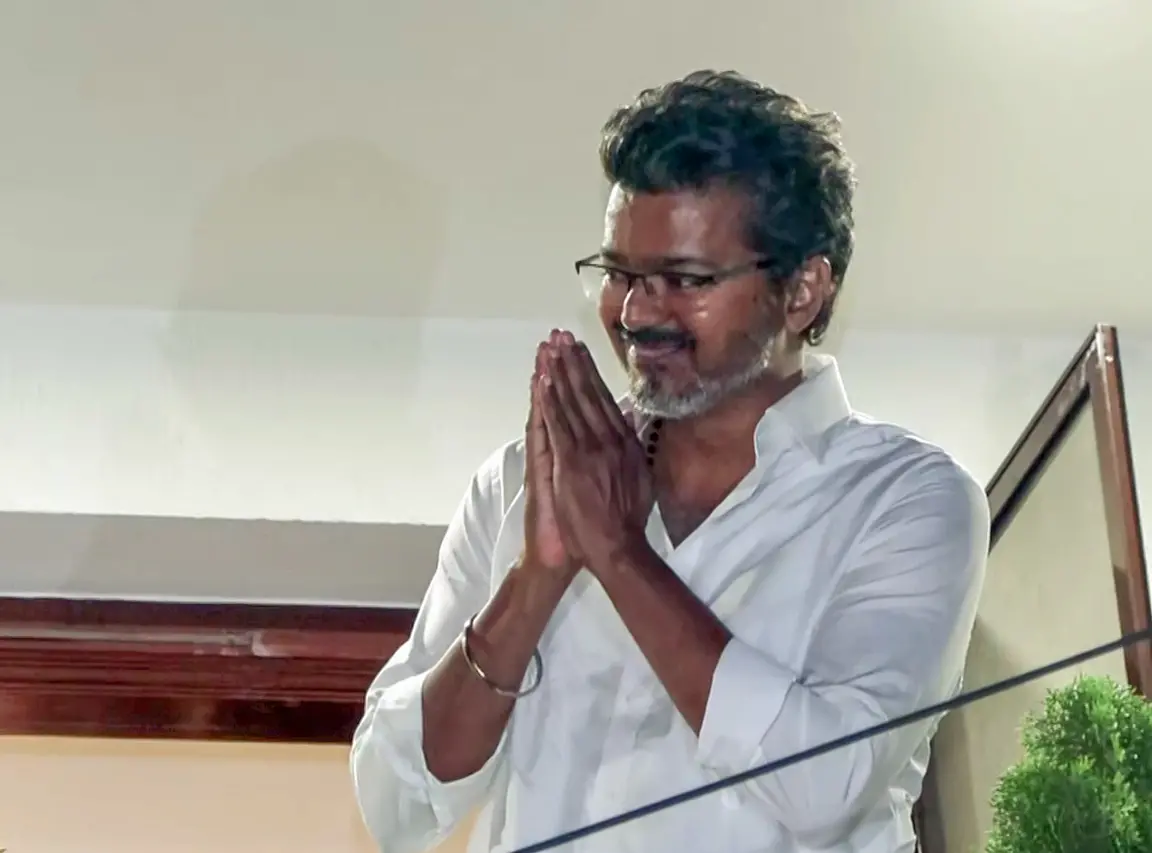 Vijay | Photo: ANI video grab