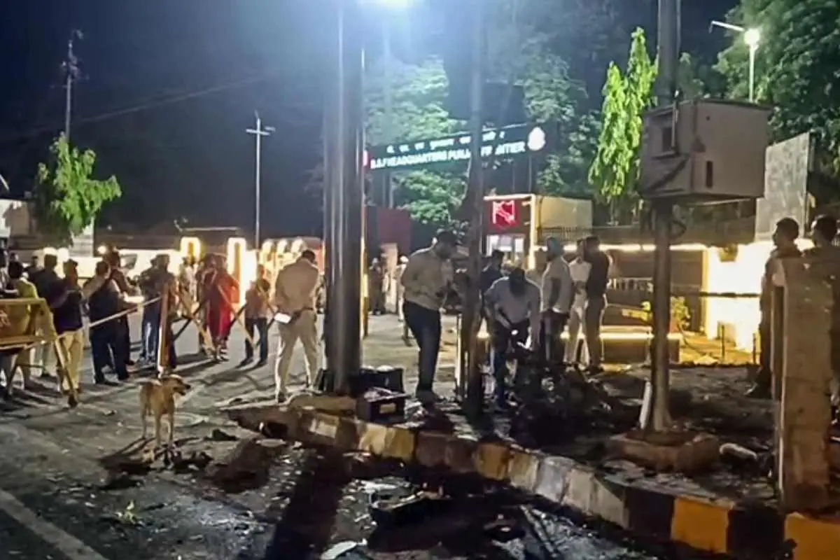 ബിഎസ്എഫ് ആസ്ഥാനത്തിന് പുറത്തുനിന്നുള്ള ദൃശ്യം | Photo: ANI