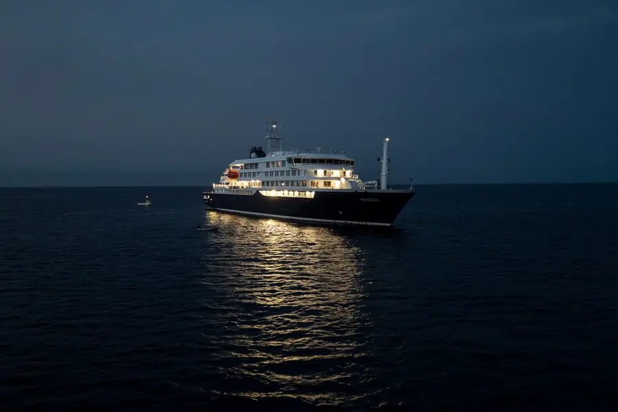 A general view of the cruise ship MV Hondius