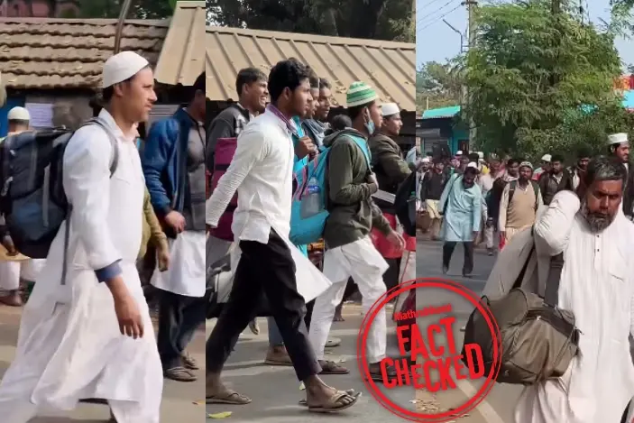 ബിജെപിയുടെ വിജയം, അനധികൃത കുടിയേറ്റക്കാർ കൂട്ടപ്പലായനം ചെയ്യുന്ന ദൃശ്യങ്ങളോ ഇത്?|FactCheck