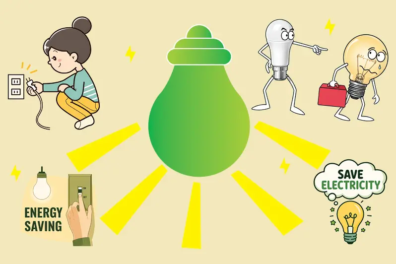 saving electricity