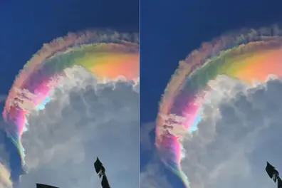 ‘Too perfect to be real’: Indonesia rainbow cloud videos take over social media | WATCH