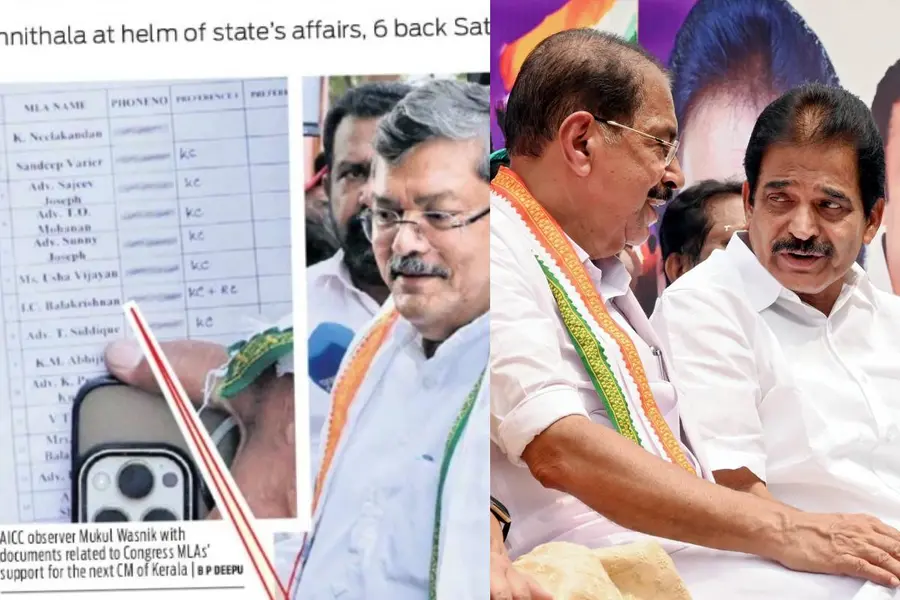 Competing claims: Congress CM selection process in Kerala turns dramatic over leaked list