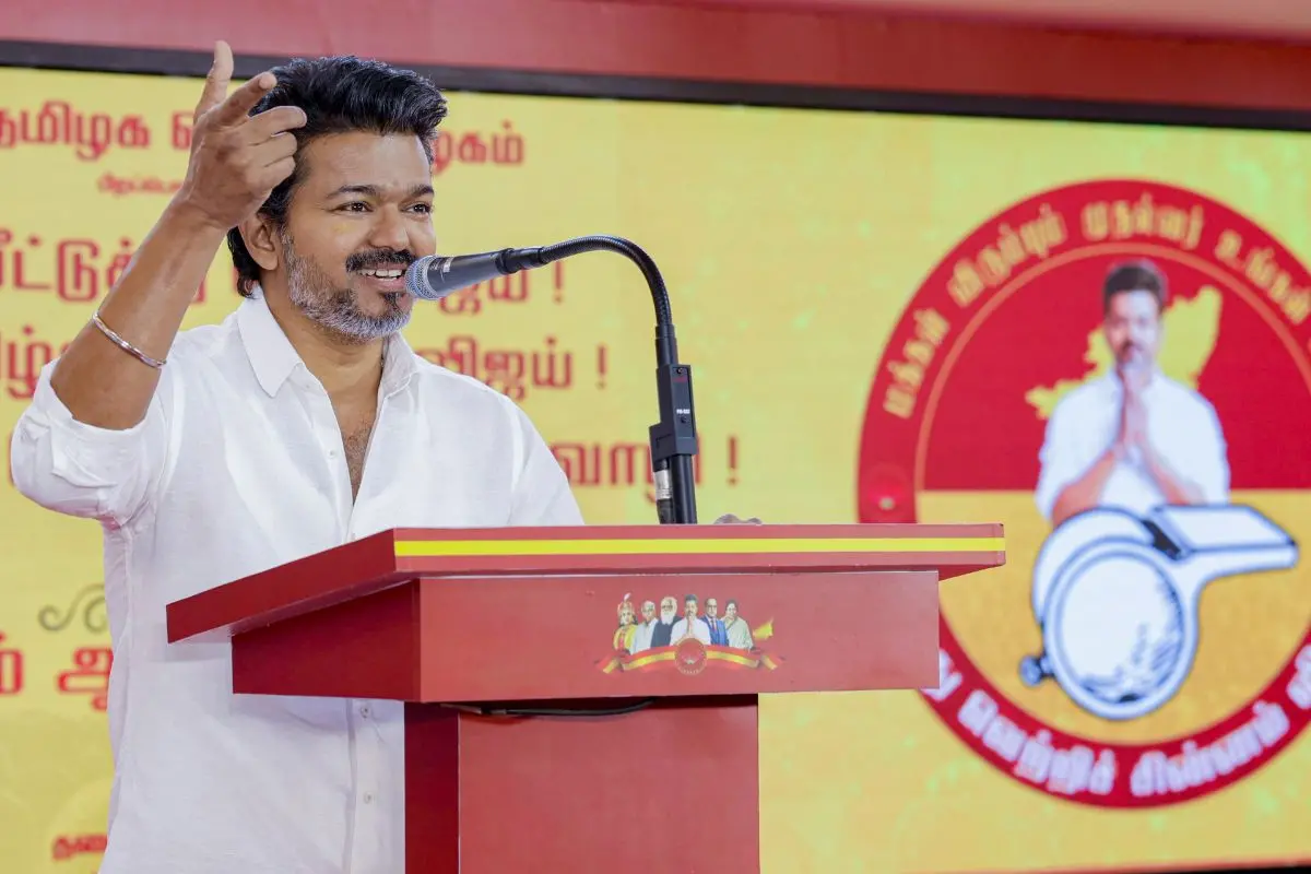 Tamilaga Vettri Kazhagam (TVK) chief Vijay (Photo: PTI)