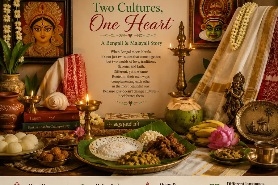Appam, roshogolla and love: A Bengali–Malayali couple’s beautiful cross-cultural journey