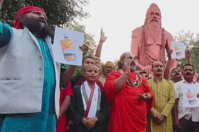 Prayagraj erupts over whisky named ‘Sangam’; saints call it insult to Sanatan Dharma