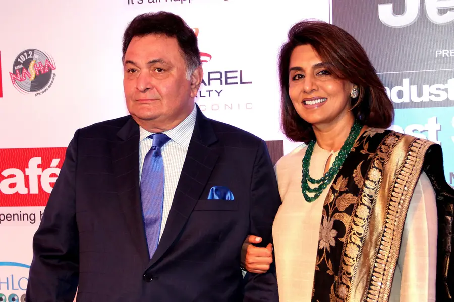 neethu kapoor, rishi kapoor.