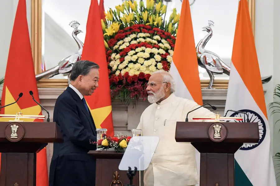 Prime Minister Narendra Modi and Vietnam President To Lam