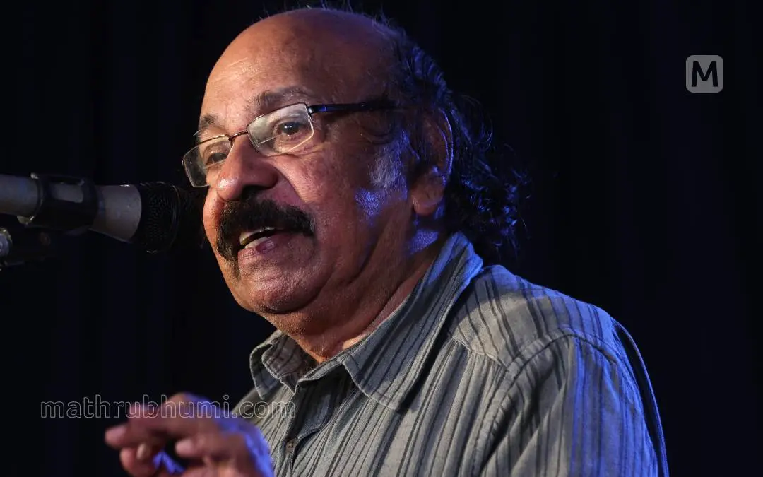 കവി കെ. സച്ചിദാനന്ദന് | ഫോട്ടോ:മാതൃഭൂമി