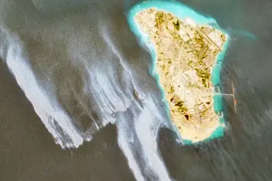 Satellite images reveal massive oil spill near Iran's Kharg Island