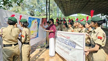ഓപ്പറേഷൻ സിന്ദൂർ: ഒന്നാം വാർഷികം വിപുലമായി ആഘോഷിച്ച് എൻ.സി.സി യൂണിറ്റ്