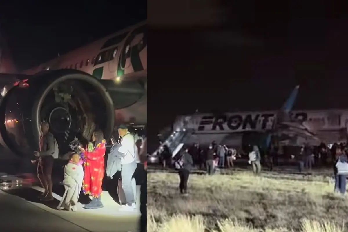 Frontier Airlines Flight 4345 struck a trespasser during takeoff at Denver International Airport