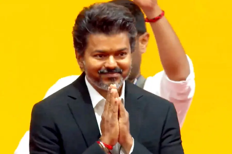 Why Vijay’s black blazer at oath-taking ceremony is turning political heads in Tamil Nadu