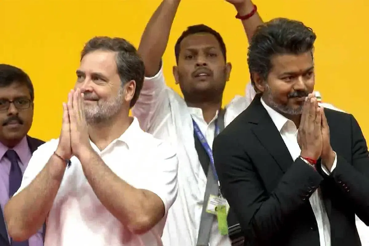 രാഹുല് ഗാന്ധി, വിജയ് | ANI