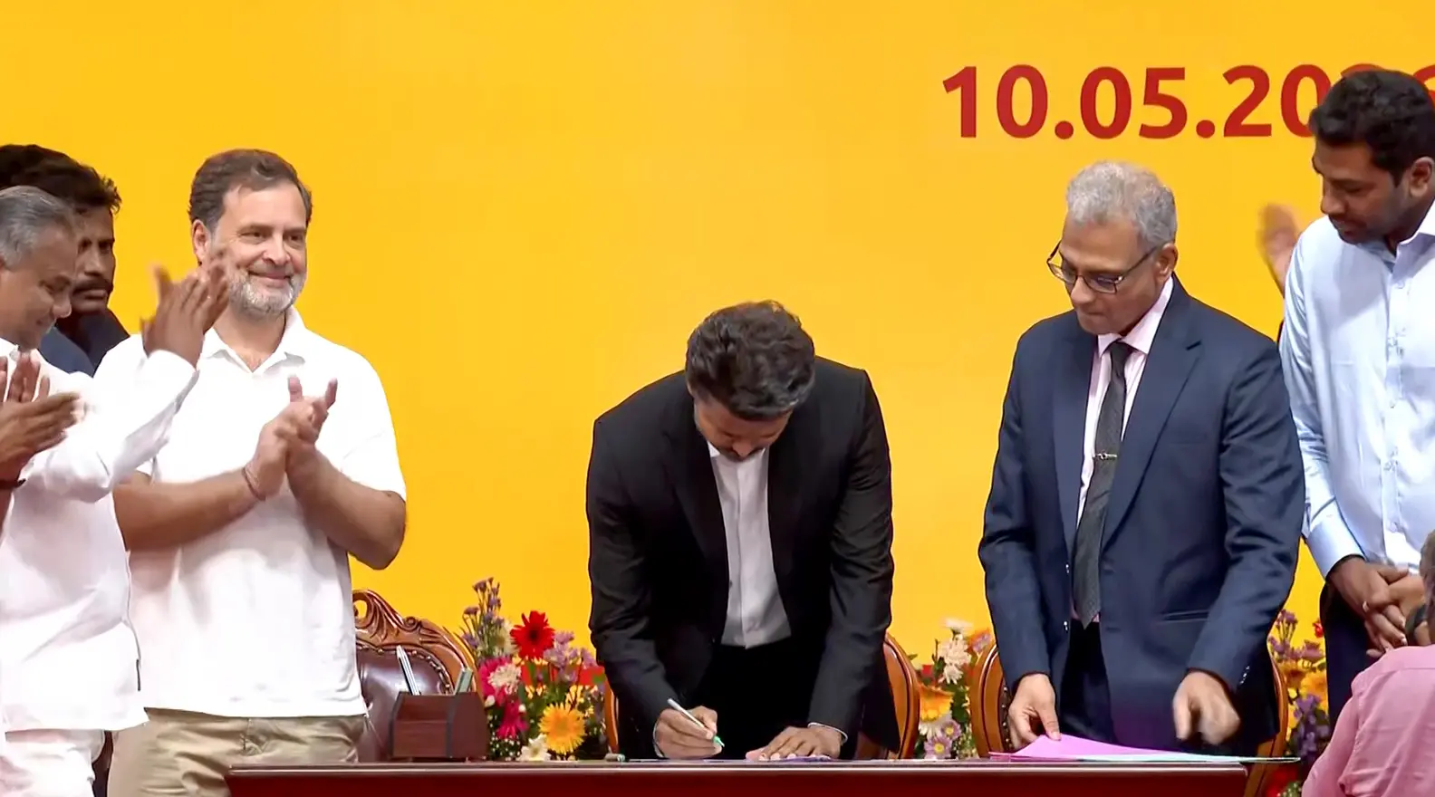 Tamilaga Vettri Kazhagam (TVK) Chief C Joseph Vijay | Photo: ANI