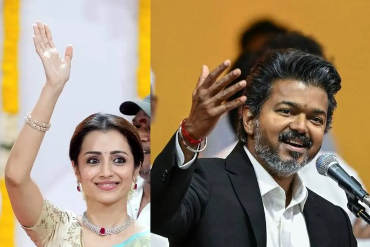 ചടങ്ങിൽ തൃഷയും വിജയ്യും PTI, AFP