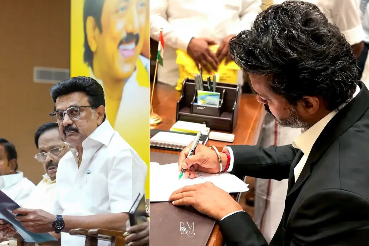 MK Stalin, TVK Vijay (Photo: PTI)