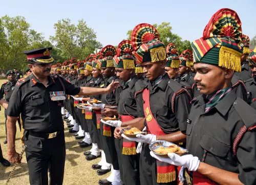 Agniveer soldiers during the oath taking ceremony in Bihar (ANI Photo FILE)