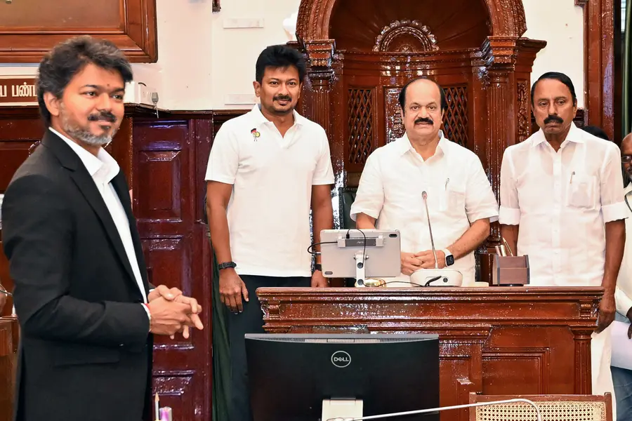 JCD പ്രഭാകർ സ്പീക്കർ, M.രവിശങ്കർ ഡെപ്യൂട്ടി സ്പീക്കർ; തമിഴ്നാട്ടിൽ TVK യുഗം തുടങ്ങി