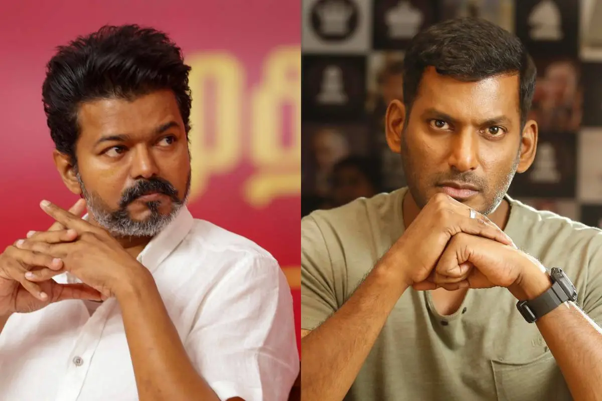 From (L) Vijay, Vishal | Photos: PTI, www.facebook.com/VishalKOfficial