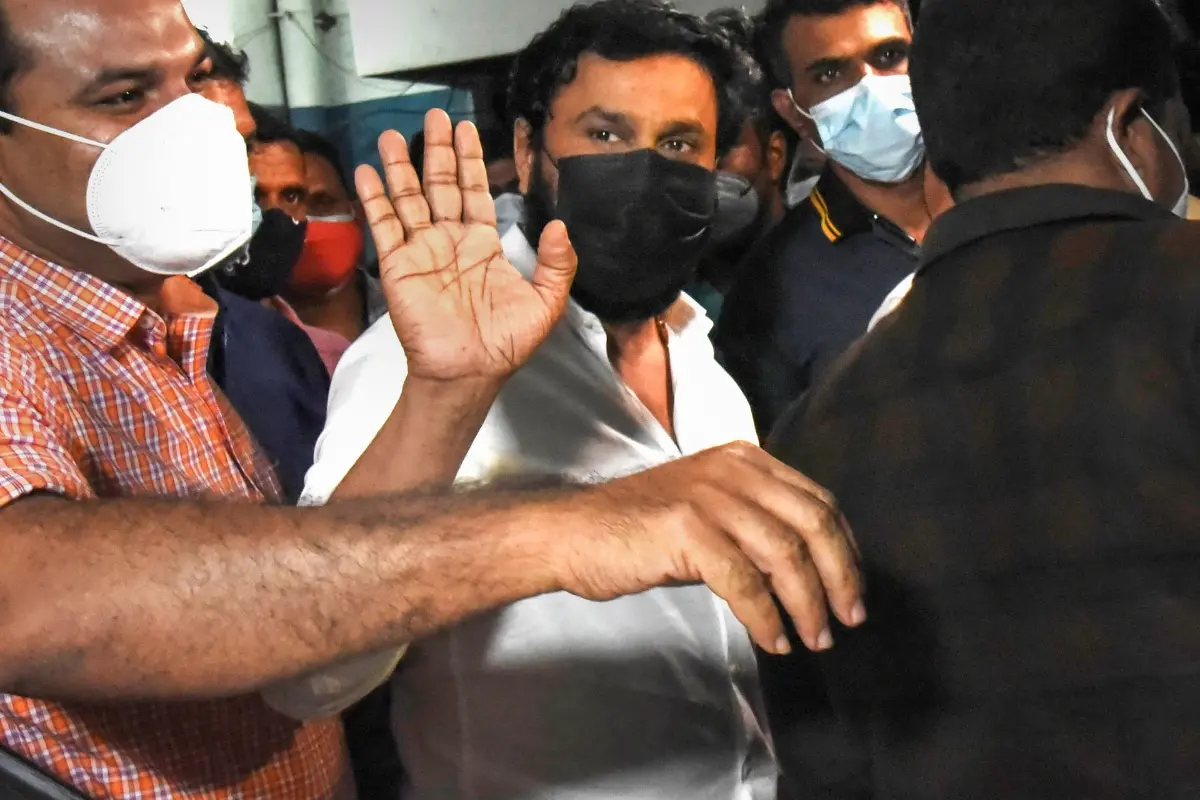 Malayalam actor Dileep after an interrogation in a case registered against him and five others for allegedly threatening officials probing the sexual assault of an actress in 2017, in Kochi.| File image: PTI