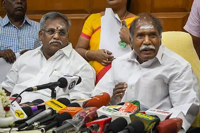 Rangasamy sworn in again as Puducherry CM, marks fifth term