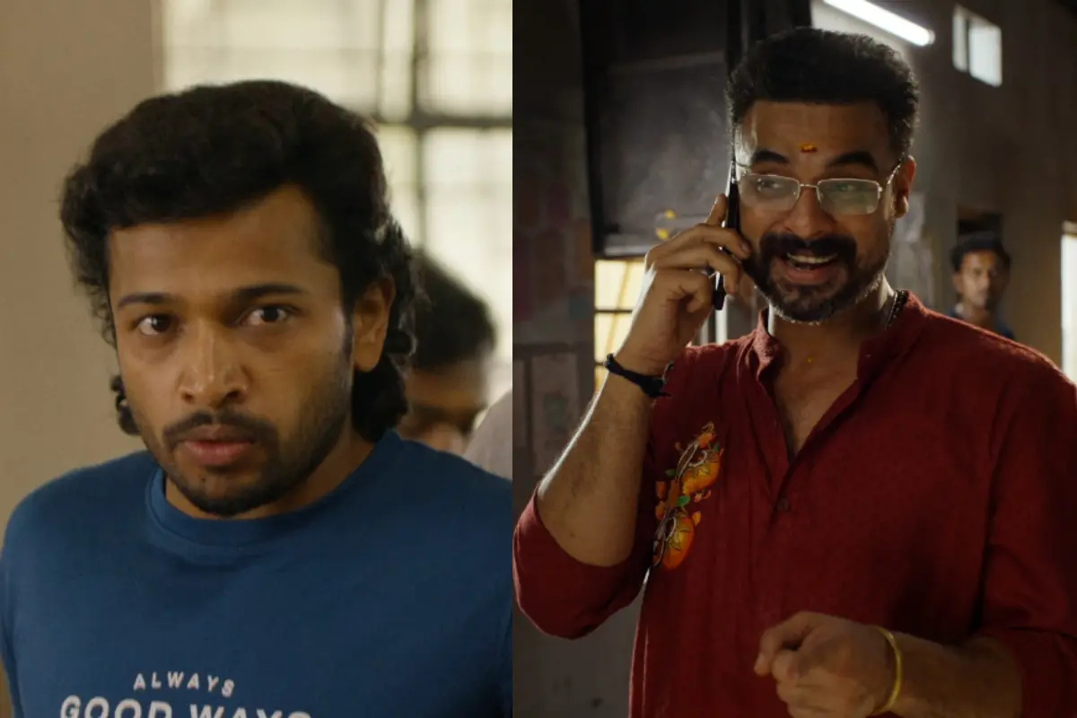 ബേസില് ജോസഫ്, ടൊവിനോ തോമസ്- അതിരടി ട്രെയ്ലറില്നിന്ന് | Photo: Screen grab/ Saregama Malayalam