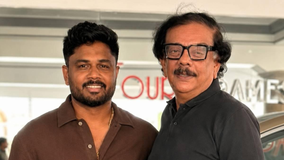 സഞ്ജു സാംസണിനൊപ്പം ചിത്രം; അഭിമാനം പങ്കുവെച്ച് സംവിധായകൻ പ്രിയദർശൻ