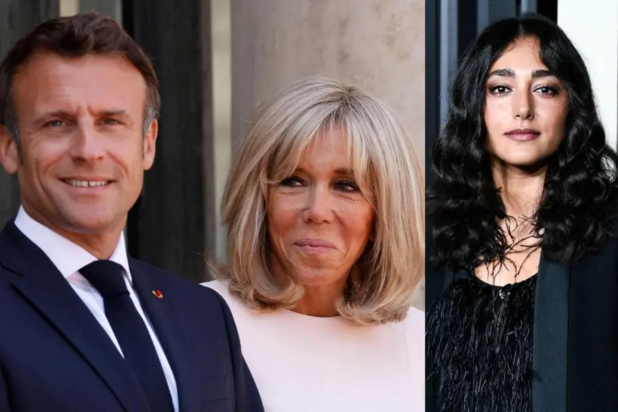 emmanuel-macron-iranian-actress